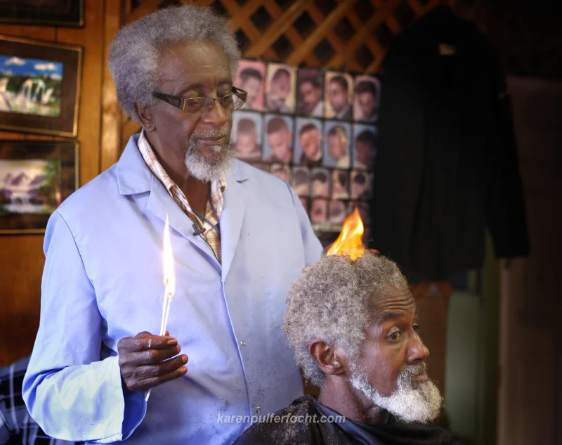 Warren Lewis Memphis Barber — KAREN PULFER FOCHT Photojournalist